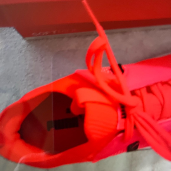 Puma Women's Bright Neon Orange  Athletic Shoes Size 8 - Picture 6 of 8